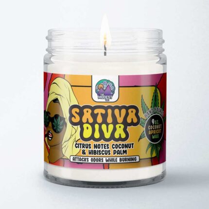 The Modest Co Sativa Diva Citrus & Tropical Candle
