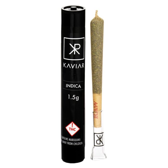 product_c2dad66b-562d-4dc7-adb9-889906ffeea0 Kaviar Infused Pre-Roll Indica Papaya Kush 1.5g - Image 1