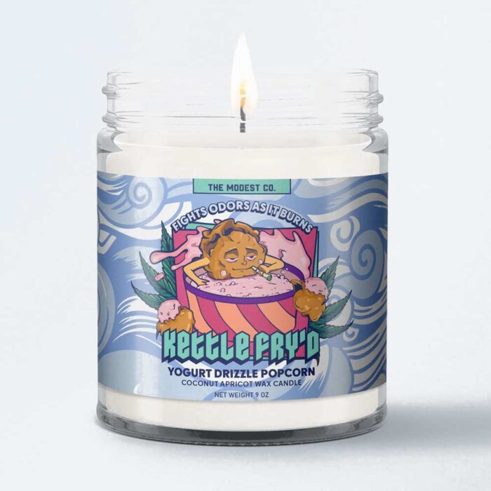 The Modest Co Kettle Fryd Gourmet Popcorn with Yogurt Clusters Candle - Image 1