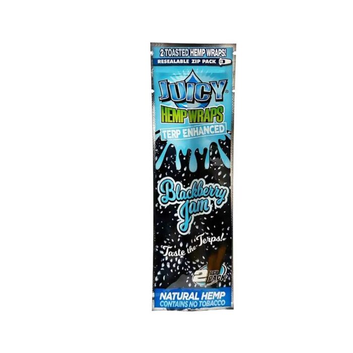 Juicy Hemp Wraps Blackberry Jam 2pk - Image 1