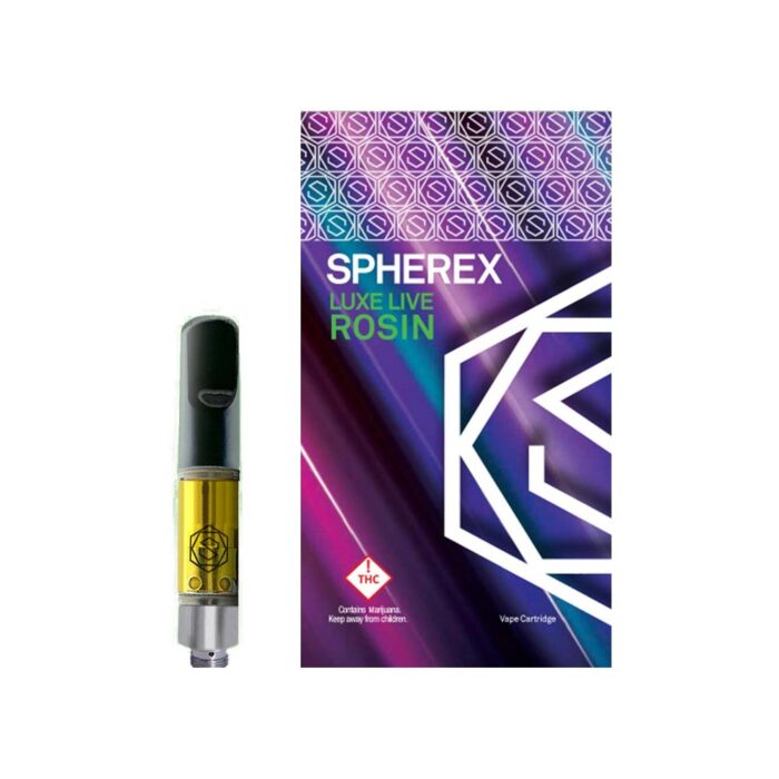product_5cdd449e-02e3-4eea-988d-ab08094ece59 Spherex Luxe Live Rosin Cart Hybrid Snozzberry 1g - Image 1