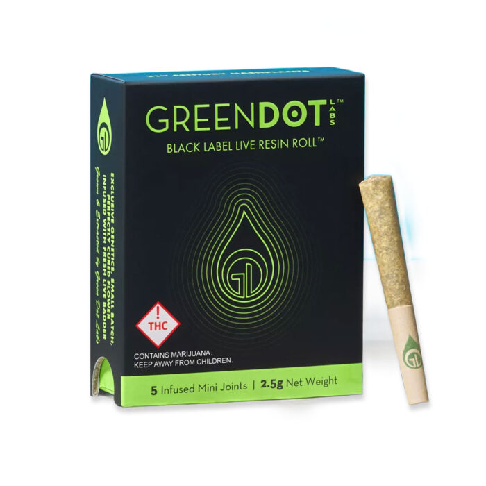 Green Dot Labs Infused Pre-Roll 5pk F.A.F.O.   Lemon Grinder 2.5g - Image 1