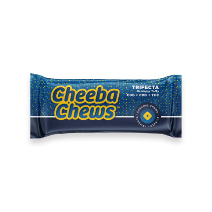 Cheeba Chews Caramel Taffy 1:1:1 Trifecta CBG:CBD:THC 100mg