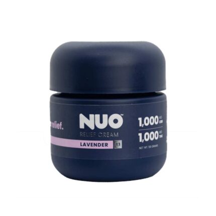 NUO Relief Cream 1:1 Lavender CBD:THC 1000mg