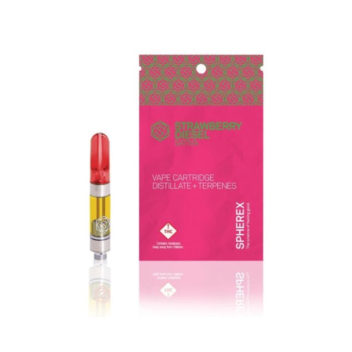 product_a65c5225-8884-4e69-82b5-12f51f79e50c Spherex Cart Sativa Strawberry Diesel 1g - Image 1