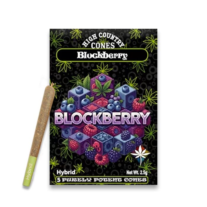 High Country Pure Melt Pre-Roll 5pk Hybrid Blockberry 2.5g - Image 1