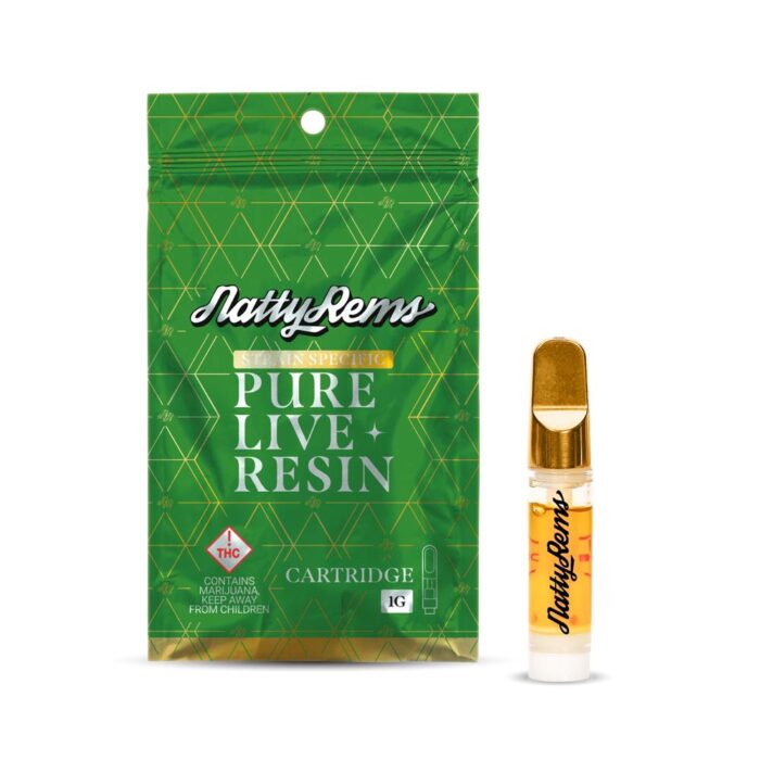 product_fd9d1278-2a0d-439f-af8d-f26633b1ca14 Natty Rems Live Resin Cart Sativa Clementine 1g - Image 1