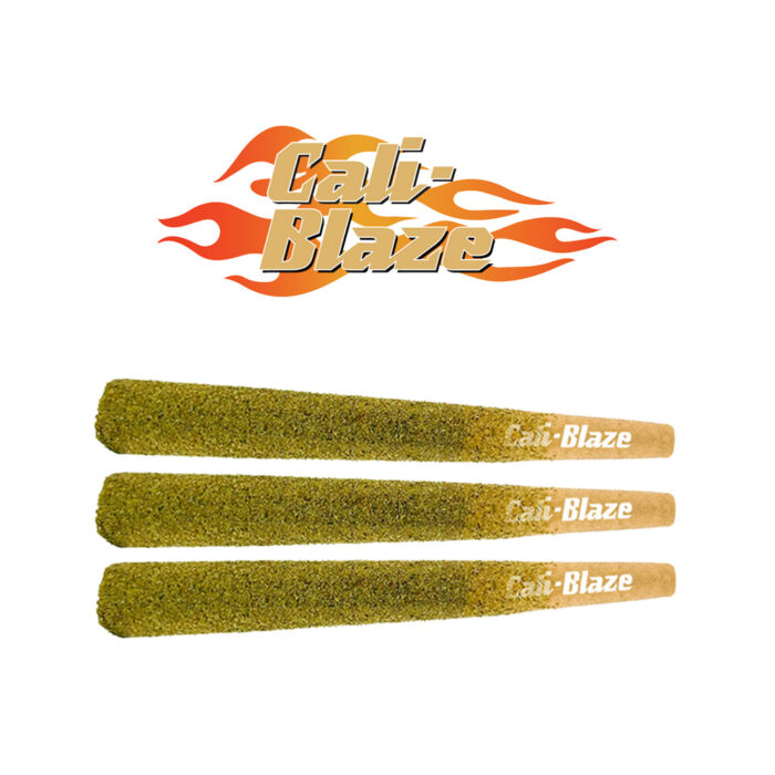 Cali Blaze Infused Pre-Roll 3pk Green Apple 1.8g - Image 1