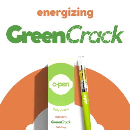 O.Pen Daily Strains Cart Energizing Sativa Green Crack 1g