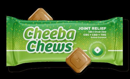 Cheeba Chews Salted Caramel Taffy 2:1:1 Joint Relief CBC:CBD:THC 100mg