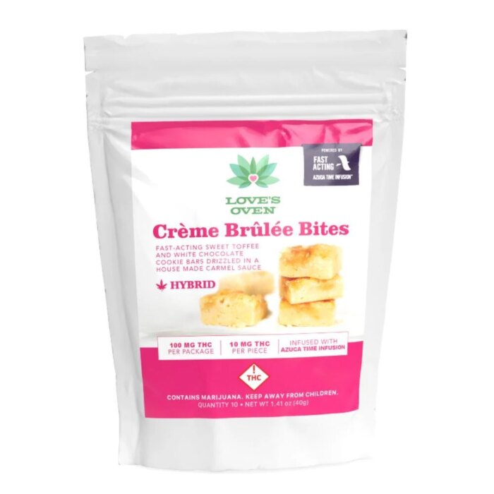 Love's Oven Bar Creme Brulee 100mg - Image 1