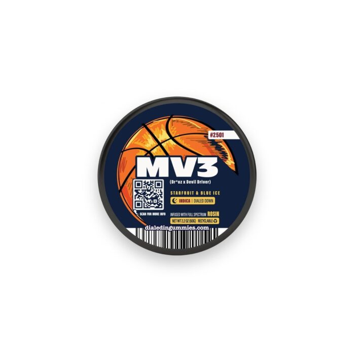 product_8659c3d6-84e5-4758-b1c9-d329d8b27eac Dialed In... Rosin Gummies MV3 100mg - Image 1