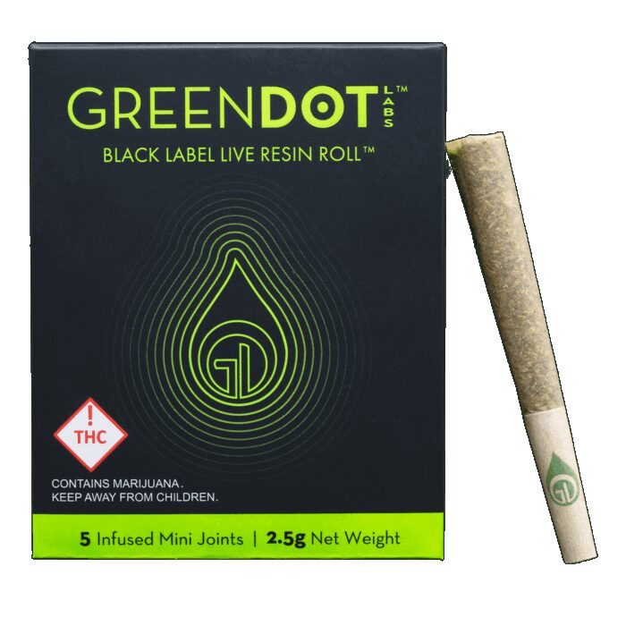 product_46a429e3-c45f-4e72-ae9a-d3188509bdc8 Green Dot Labs Infused Pre-Roll 5pk Paloma Paloma 2.5g - Image 1