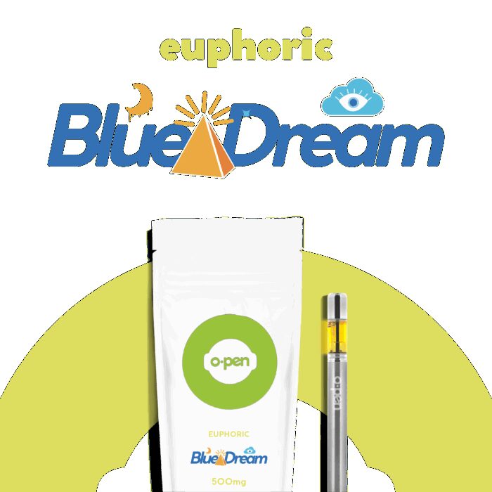 O.Pen Daily Strains Disposable Euphoric Hybrid Blue Dream .5g - Image 1
