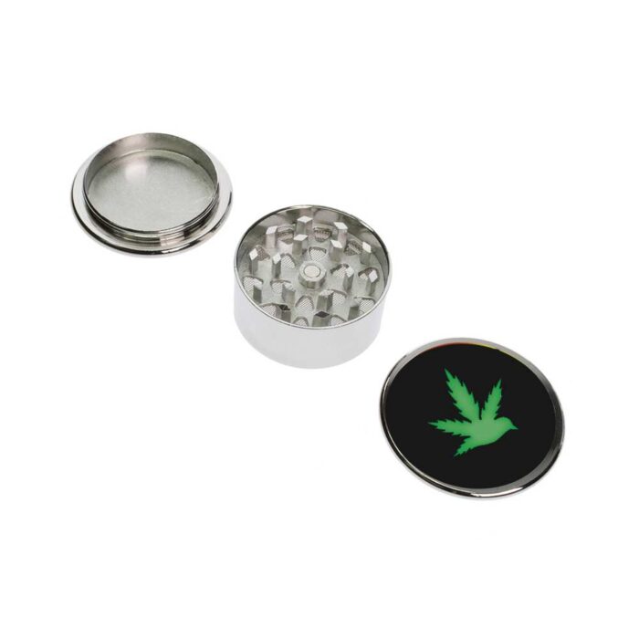 Hemp Stache Grinder Red - Image 1