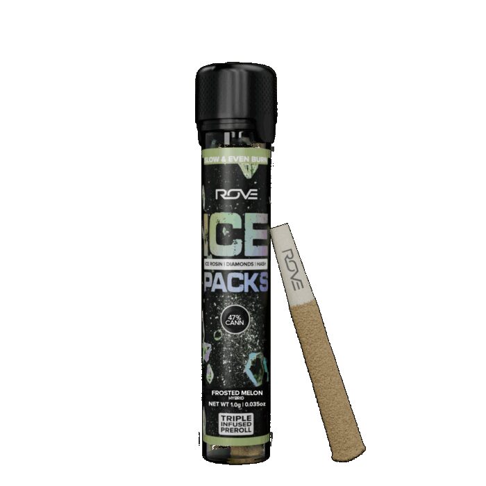 Rove Hybrid Infused Pre-Roll Frosted Melon 1g - Image 1