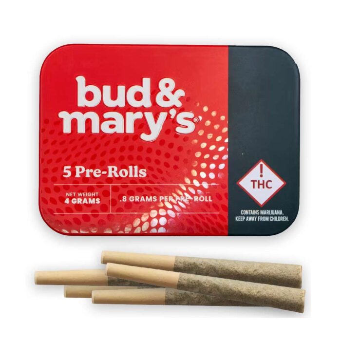 Bud & Mary's Pre-Roll 5pk Bernie Butter 4g - Image 1