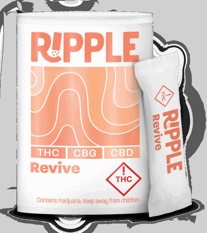 product_5911f6de-06df-4865-b68a-46b4bc05b110 Ripple Quick Dissolves 1:1 Revive CBG:THC 100mg - Image 1