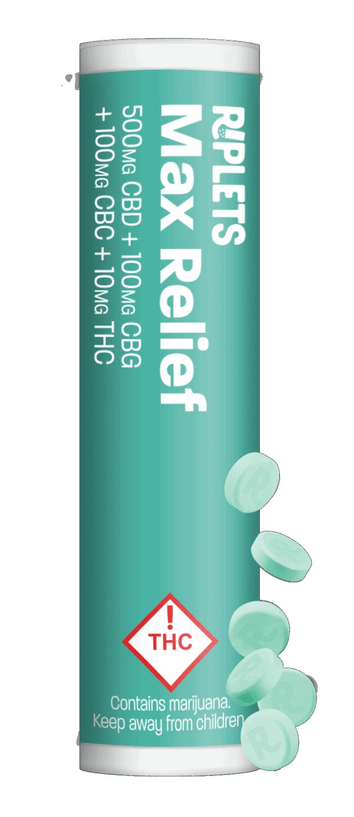 product_78125c62-d3d7-4c61-84ad-3f919d456b9e Ripple Riplets Max Relief 10mg - Image 1