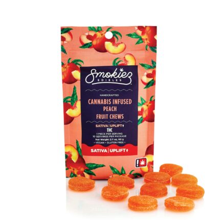 Smokiez Chews Sativa Peach 100mg