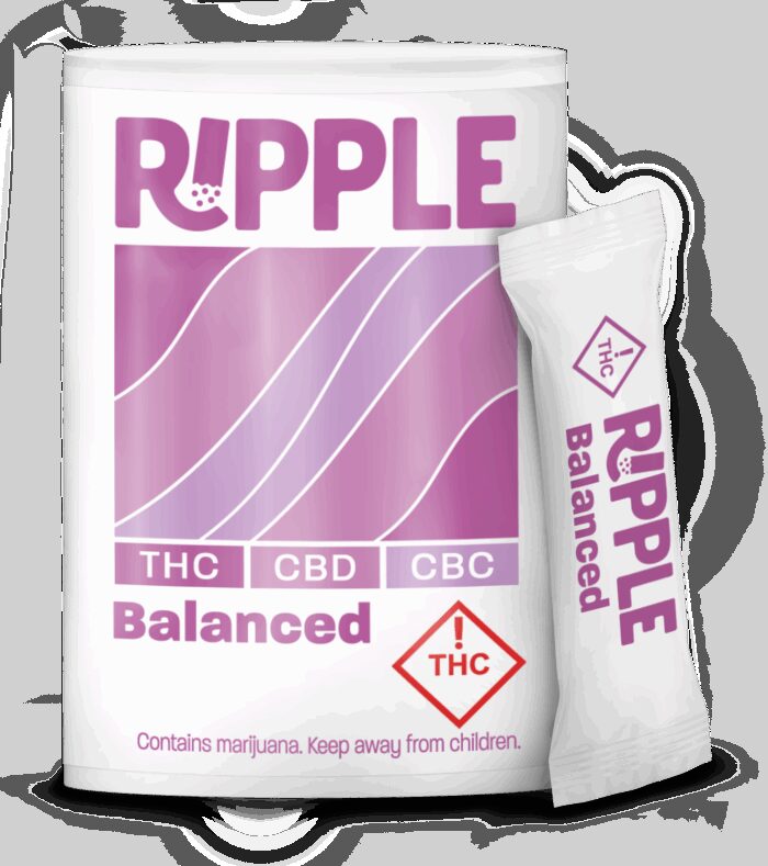 Ripple Quick Dissolves 1:1 Balanced CBD:THC 75mg - Image 1