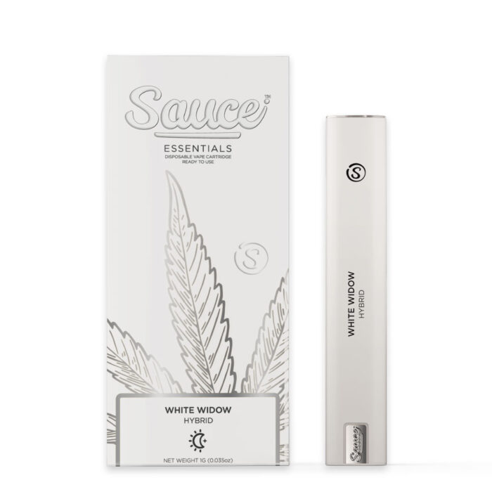 product_174f8381-4444-405a-a490-411ea3573475 Sauce Live Resin AIO Hybrid White Widow 1g - Image 1