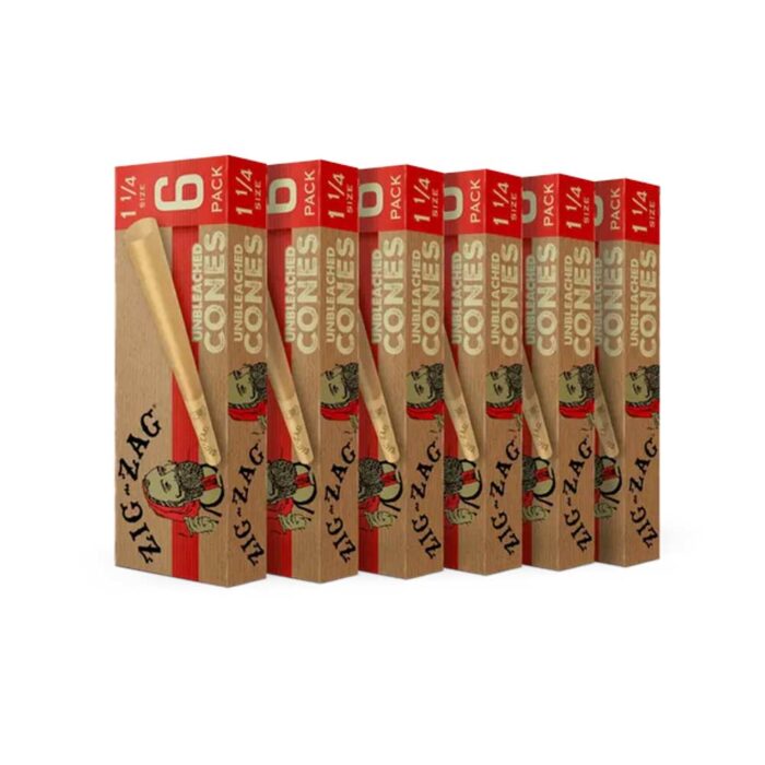 product_74949b24-da64-407d-9721-8039f120a275 Zig Zag Unbleached Cones 1 1/4" 6pk - Image 1