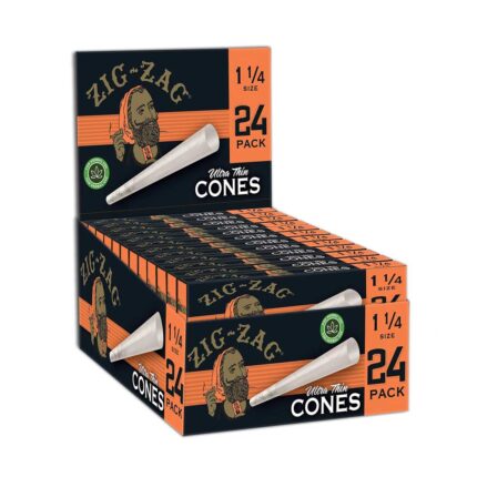 Zig Zag Paper Cones 1 1/4" 24pk