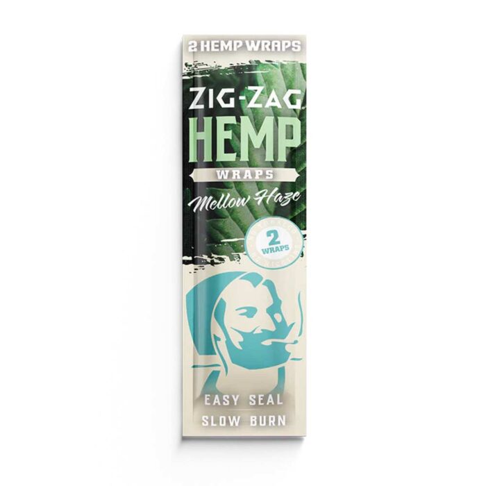 Zig Zag Hemp Wraps Mellow Haze 2pk - Image 1