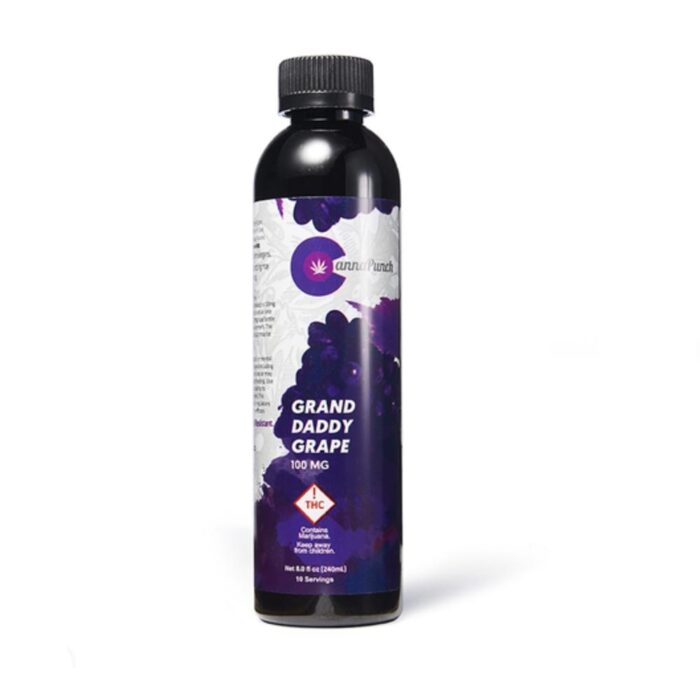 CannaPunch Drinks Grape 100mg - Image 1