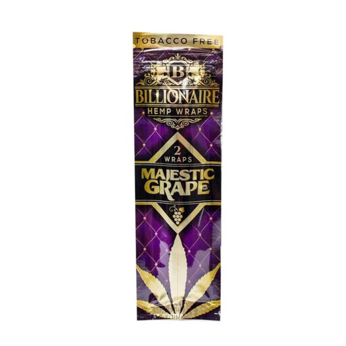 product_b262d7cb-20ef-4a47-814e-f320a67109c7 Billionaire Hemp Wraps Majestic Grape 2pk - Image 1