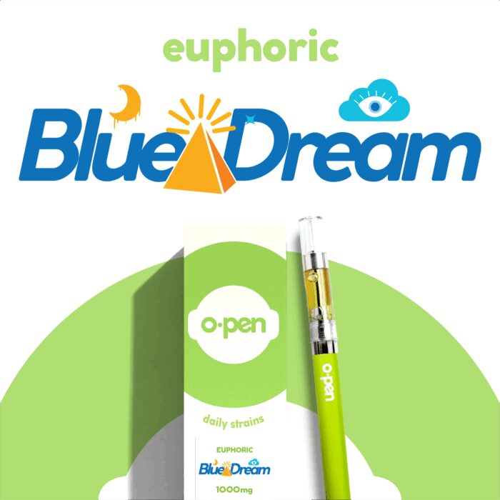 O.Pen Daily Strains Cart Euphoric Hybrid Blue Dream 1g - Image 1