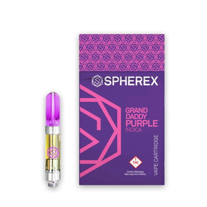 Spherex AIO Indica Grand Daddy Purple 1g - Image 1