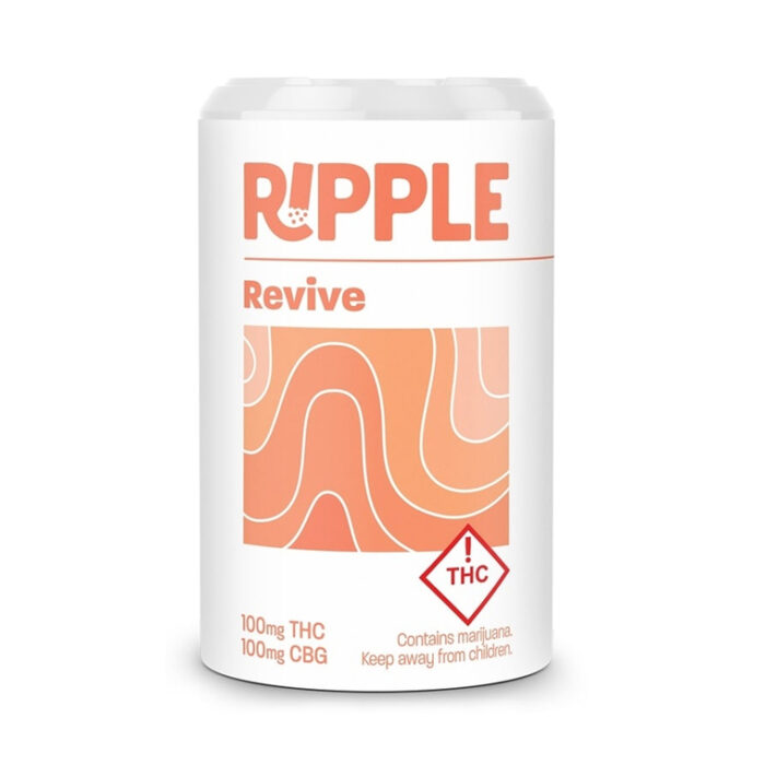 Ripple Quick Dissolves 1:1 Revive CBG:THC 100mg - Image 1