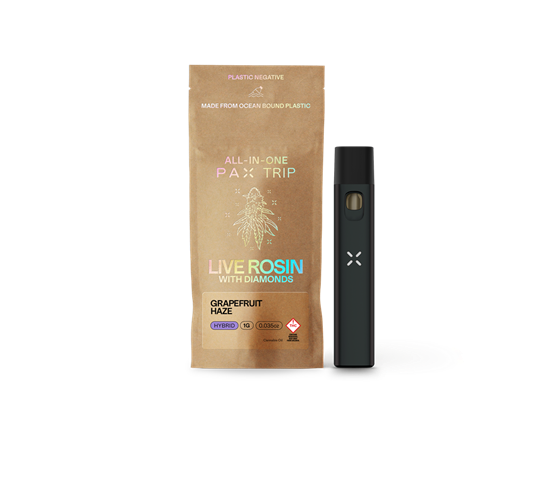 product_5bc9b47b-fde5-4936-a80c-810ef02a6277 Pax Trip Live Rosin Diamond AIO Hybrid Grapefruit Haze 1g - Image 1