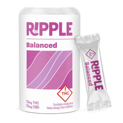 Ripple Quick Dissolves 1:1 Balanced CBD:THC 75mg