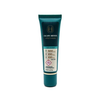Escape Artist Relief Cream 8:1:1 Menthol CBD:CBG:THC 100mg