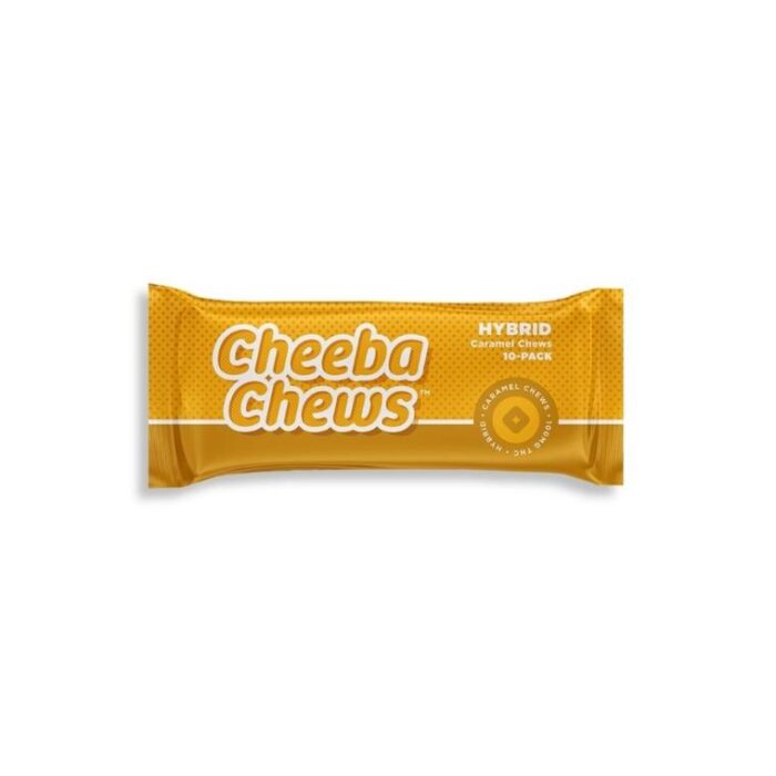 product_e875b23c-5215-43b5-b3c2-ac4da9064207 Cheeba Chews Taffy RSO Hybrid Caramel 100mg - Image 1