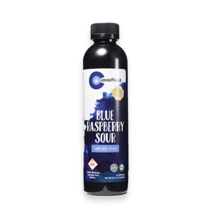CannaPunch Drinks Blue Raspberry 100mg