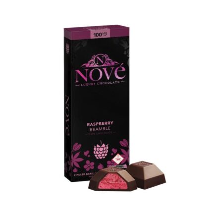 Nove Dark Chocolate Bar Raspberry Bramble 100mg