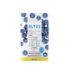Altus – Gummies – 1:1 Blueberry Acai 100mg