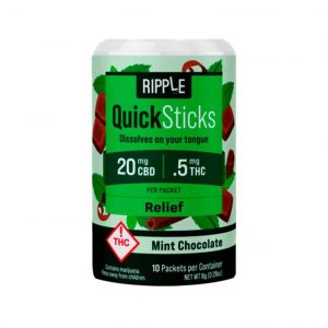 Ripple – Quicksticks – Relief – Mint Chocolate – 40:1 CBD 200mg