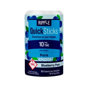 Ripple – Quicksticks – Pure – Blueberry Pom – Hybrid – THC 100mg