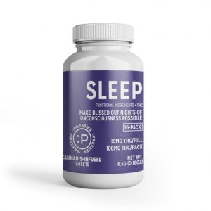 Sleep 5mg Pressie 10-pack – Indica – 50mg
