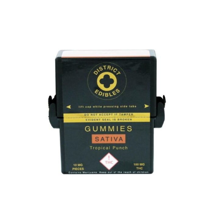 District - Tropical Punch - Sativa - 100mg - Image 1