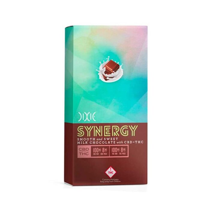 Dixie - Synergy - Milk Chocolate - CBD - 100mg - Image 1