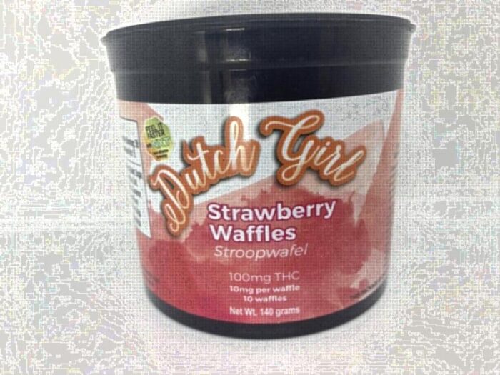 Dutch Girl - Waffles - Strawberry 100mg - Image 1