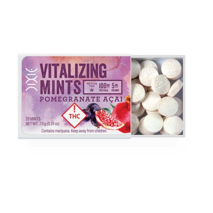 Dixie - Mints - Vitalizing Pomegranate Acai - Hybrid - 100mg - Image 1