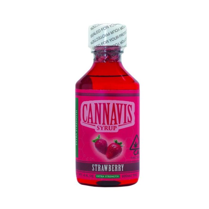Cannavis - Strawberry Syrup 600mg - Image 1