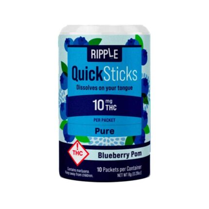 Ripple - Quicksticks - Pure - Blueberry Pom - Hybrid - THC 100mg